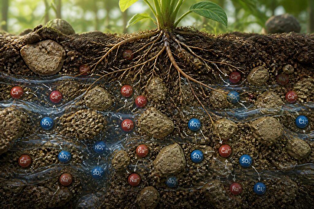 Comment fonctionne un échangeur d’ions naturel ?