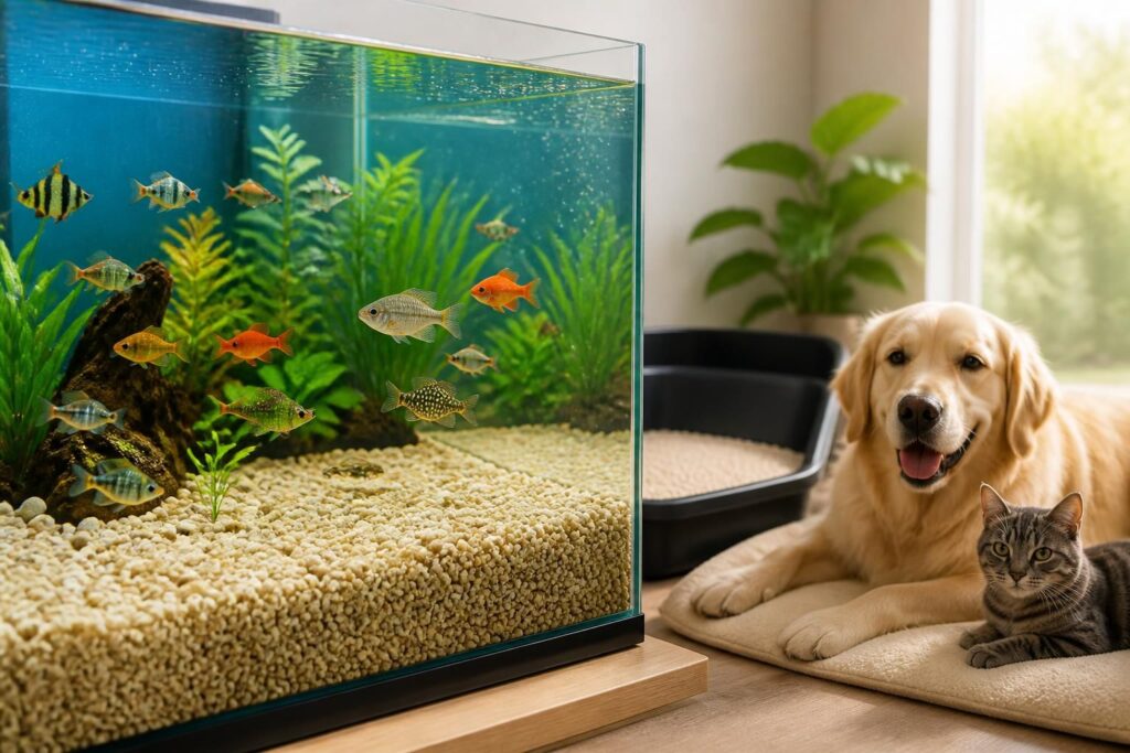 découvrez l'utilisation de la zéolithe en aquariophilie et pour les animaux, idéale pour la filtration de l'eau et l'élimination des mauvaises odeurs, pour un environnement sain et équilibré.