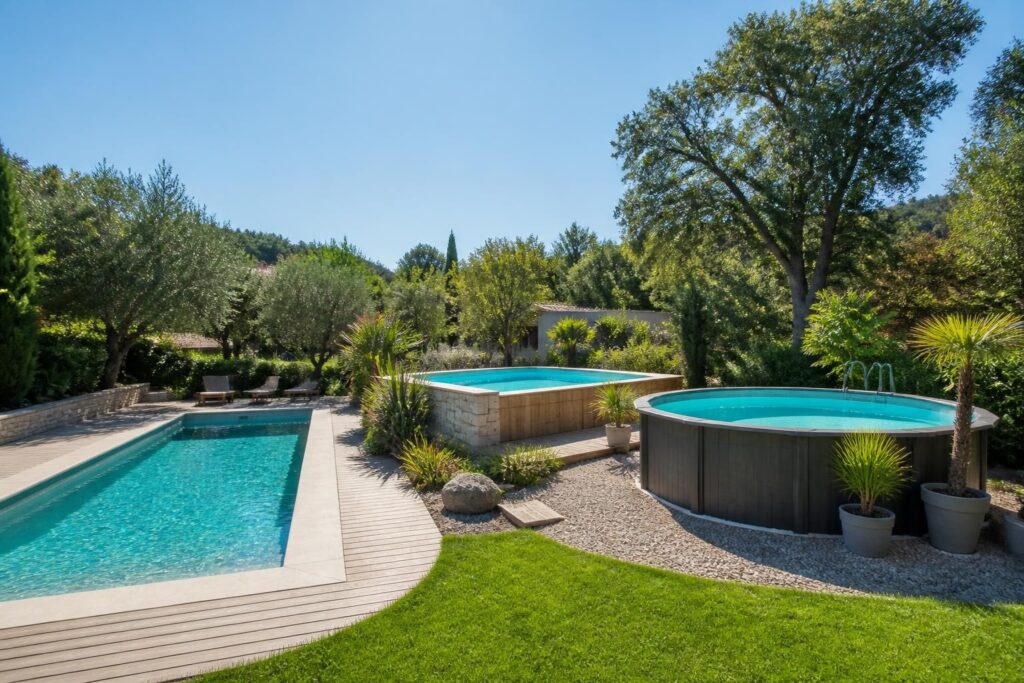 découvrez les avantages et inconvénients des piscines enterrées, semi-enterrées et hors-sol pour choisir la meilleure option de construction adaptée à votre jardin et budget.