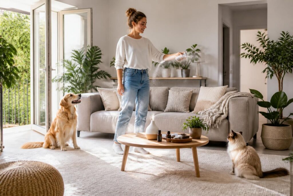 découvrez des astuces efficaces pour éliminer les odeurs d'animaux dans votre maison et profiter d'un intérieur frais et agréable.