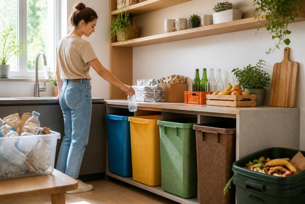 découvrez comment bien organiser le tri et le recyclage à la maison pour adopter des gestes écoresponsables au quotidien.