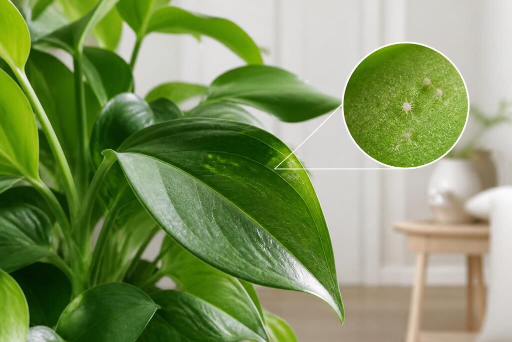 Acarien plante intérieur : identifier et éliminer les acariens blancs sur vos plantes vertes
