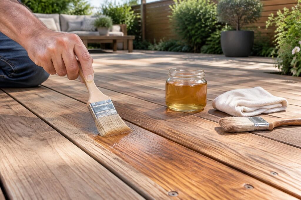 Huile protection bois extérieur : comment entretenir et protéger vos surfaces en bois naturellement