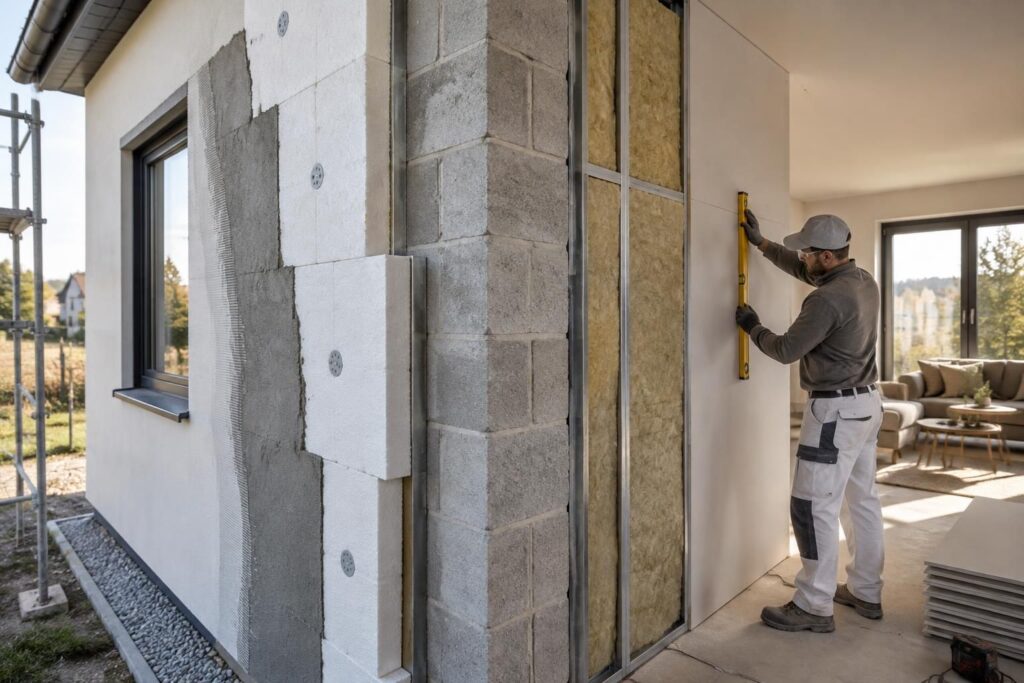 Mur isolant phonique et thermique : quelles solutions pour isoler intérieur et extérieur ?