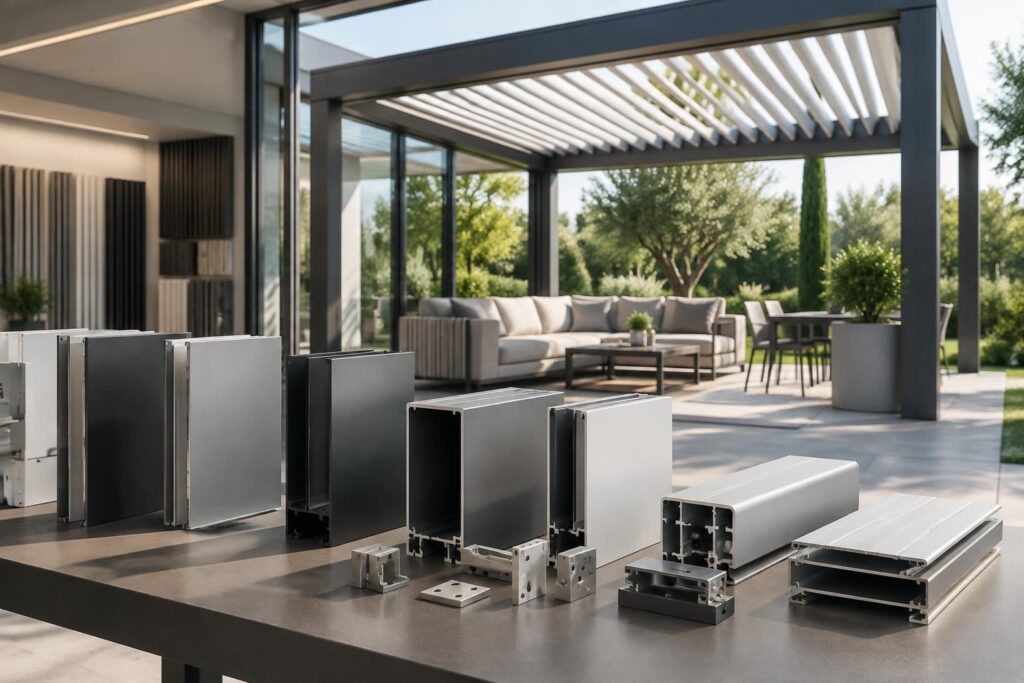 Profilé aluminium pour pergola : où acheter et quels modèles pour une pergola bioclimatique ?