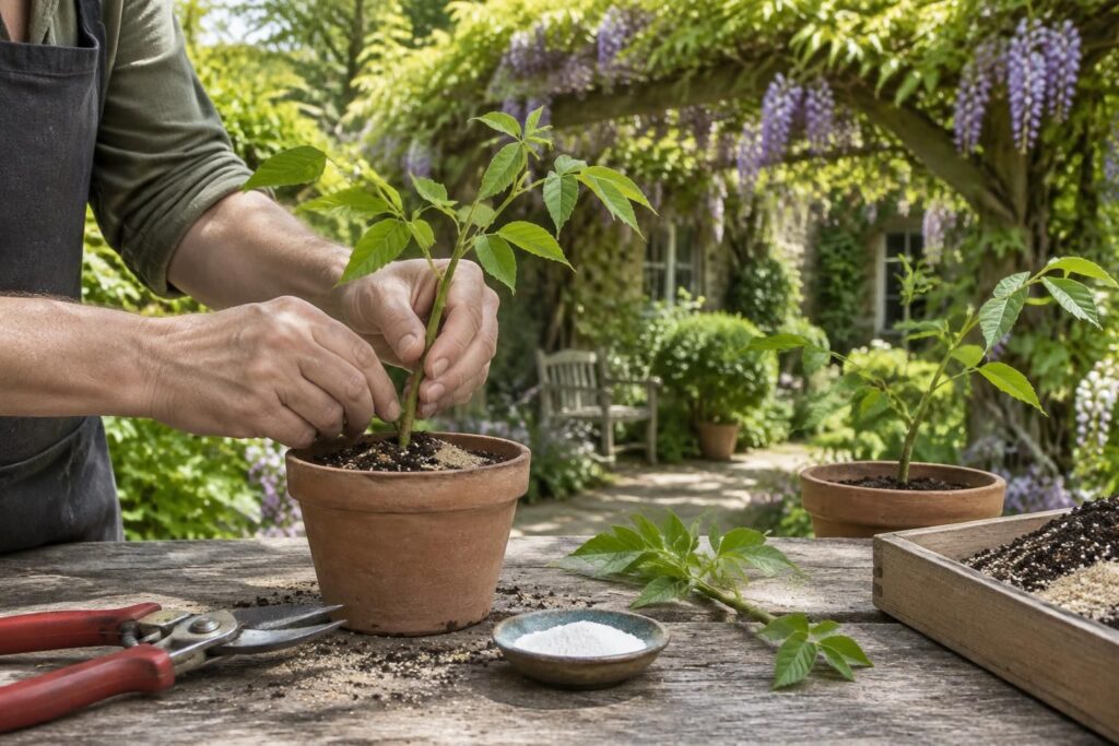 Bouturer la glycine : techniques et période idéales pour réussir vos boutures