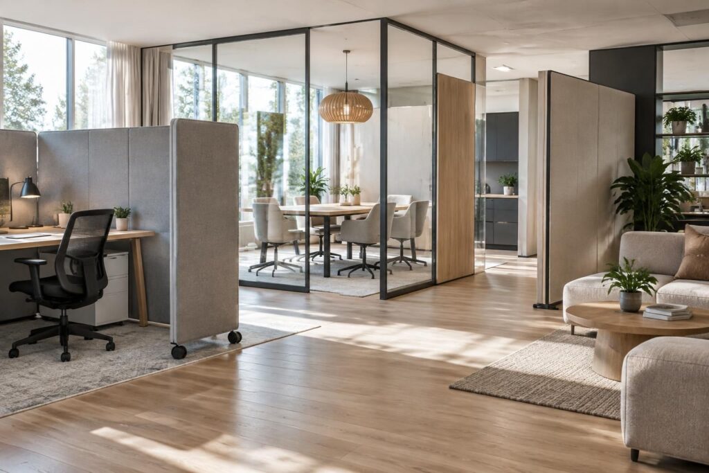 Cloisons amovibles et modulaires : solutions pratiques pour séparer et aménager vos espaces